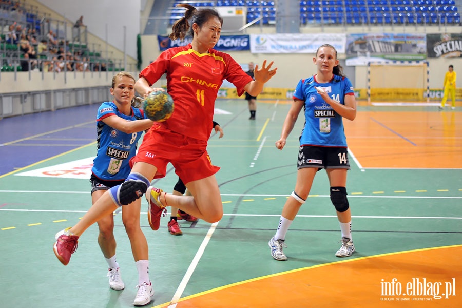 Poraka w drugim sparingu. Start Elblg przegra z Chinkami 31:38, fot. 34