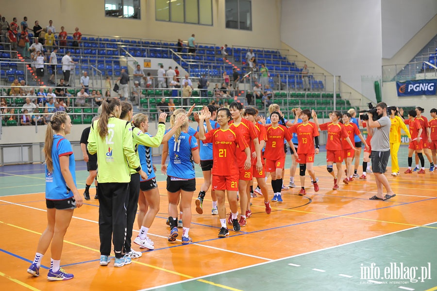 Poraka w drugim sparingu. Start Elblg przegra z Chinkami 31:38, fot. 40