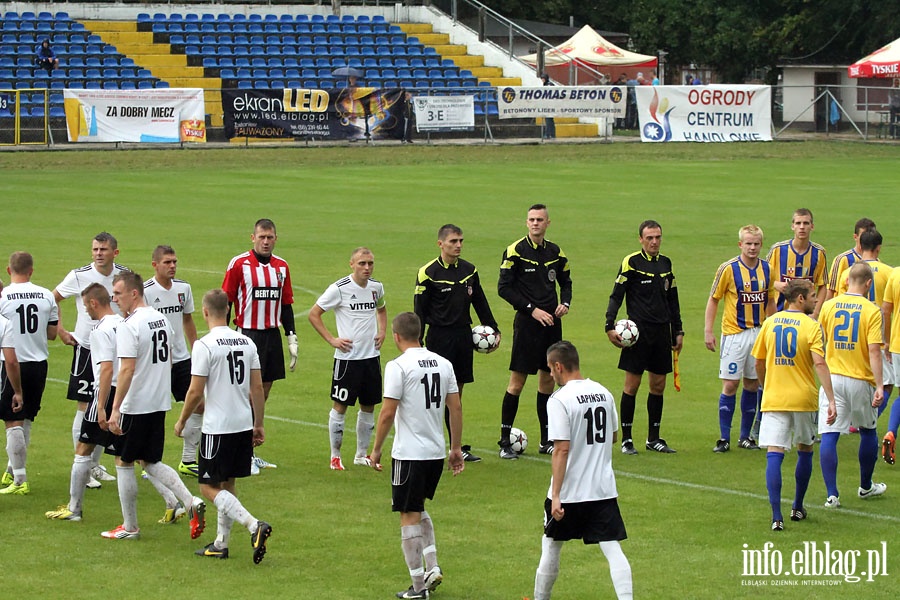 Olimpia Elblg - Znicz Biaa Piska, fot. 3