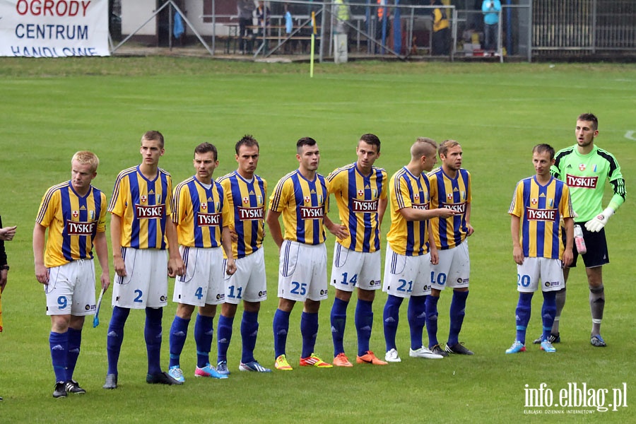 Olimpia Elblg - Znicz Biaa Piska, fot. 4