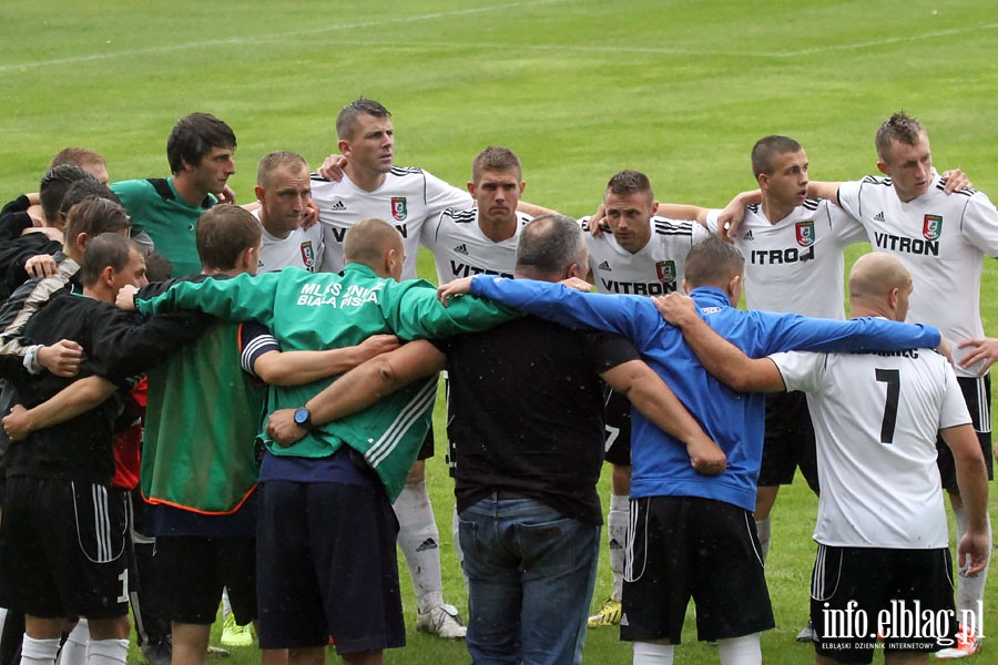 Olimpia Elblg - Znicz Biaa Piska, fot. 6