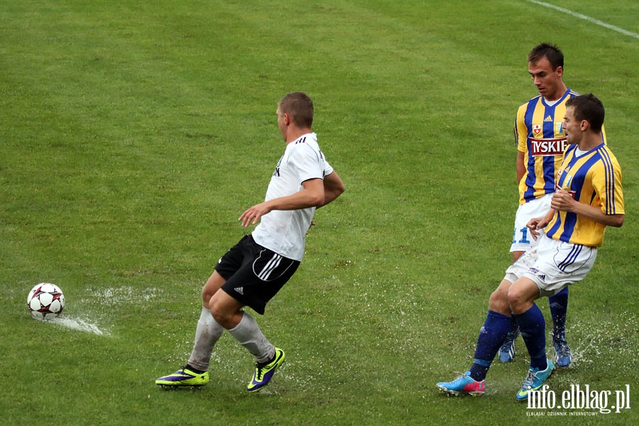 Olimpia Elblg - Znicz Biaa Piska, fot. 14