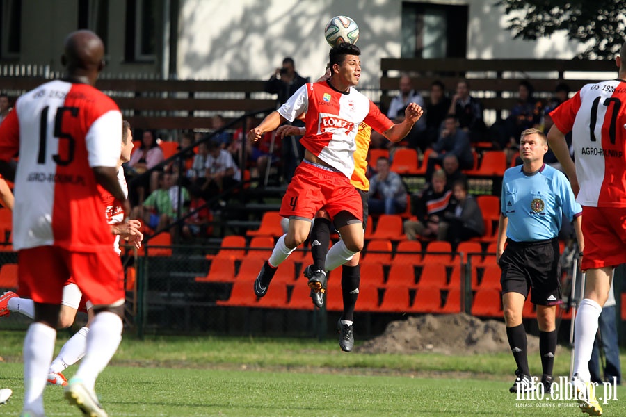 III liga: Concordia Elbląg - ŁKS Łomża 1:2, fot. 22