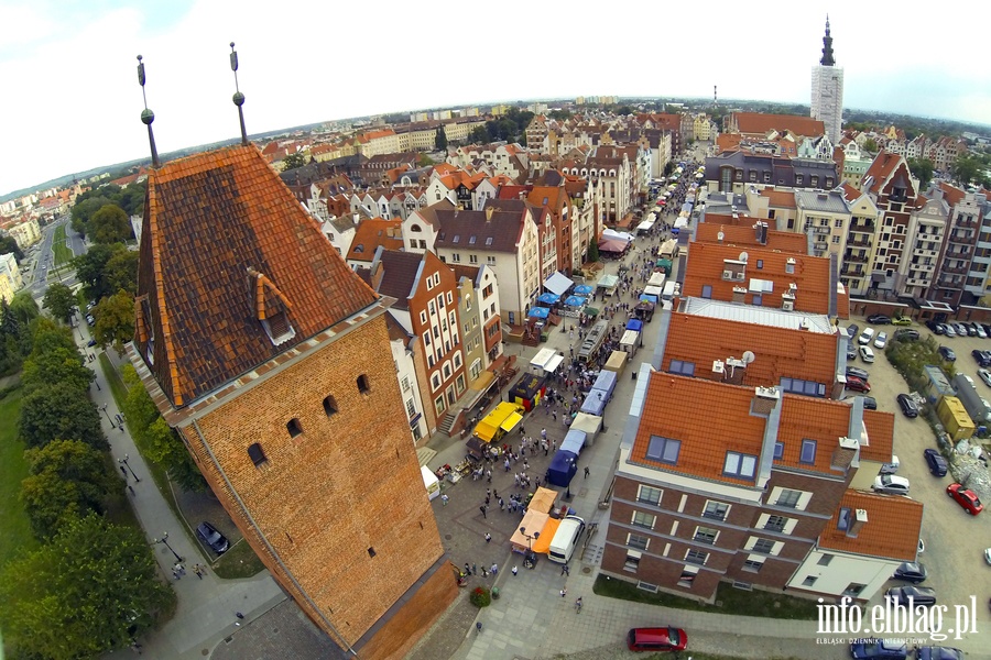 Elblskie wito Chleba 2014 z perspektywy lotu ptaka, fot. 3