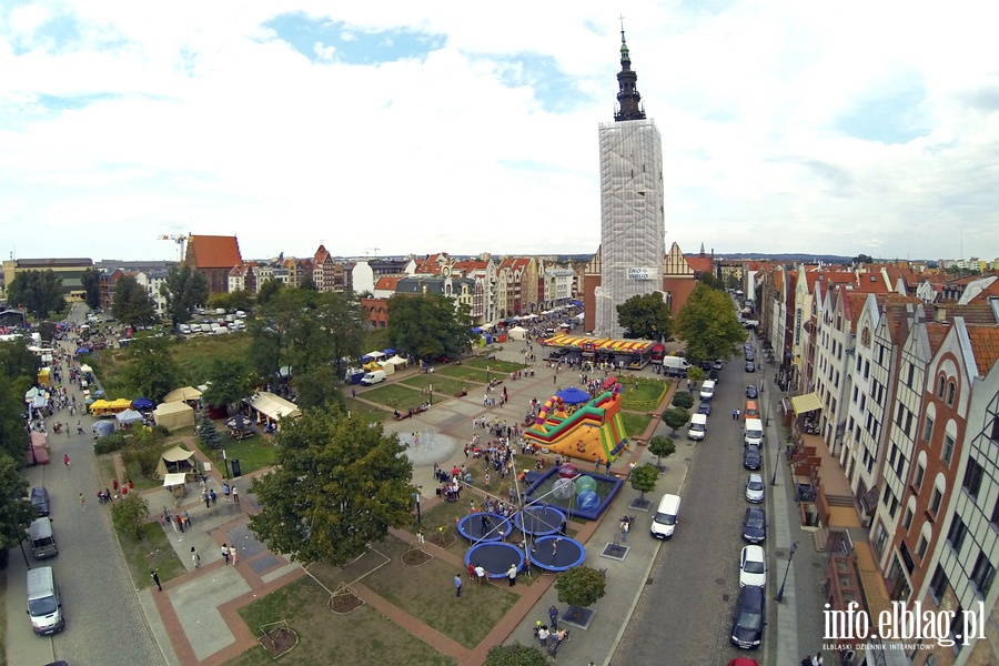 Elblskie wito Chleba 2014 z perspektywy lotu ptaka, fot. 13