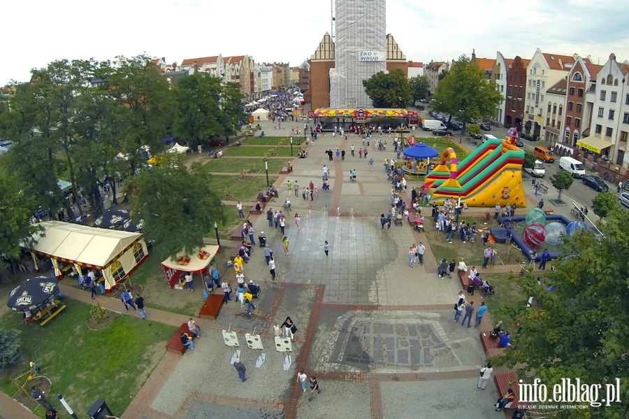 Elblskie wito Chleba 2014 z perspektywy lotu ptaka, fot. 14