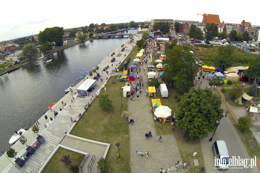 Elblskie wito Chleba 2014 z perspektywy lotu ptaka, fot. 17
