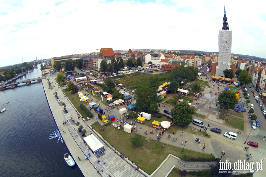 Elblskie wito Chleba 2014 z perspektywy lotu ptaka, fot. 18