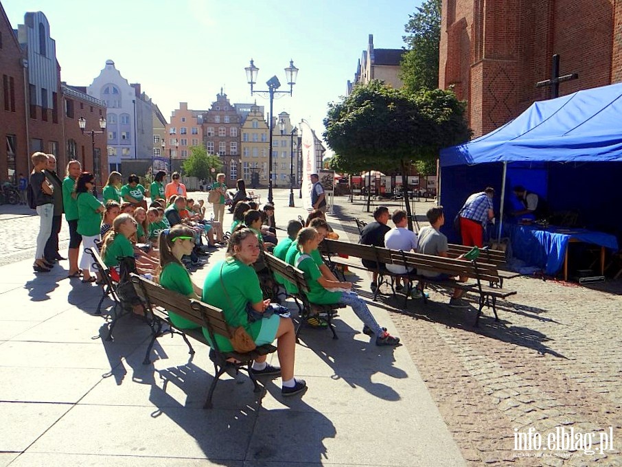 Narodowe czytanie Trylogii Henryka Sienkiewicza - Elblg, 6 wrzenia 2014r., fot. 1