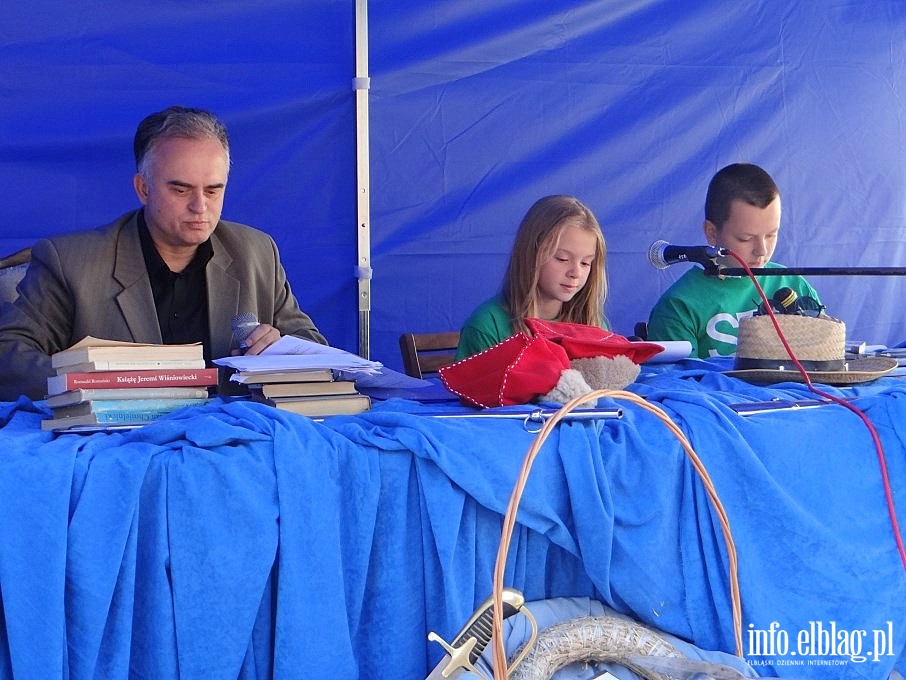Narodowe czytanie Trylogii Henryka Sienkiewicza - Elbląg, 6 września 2014r., fot. 22