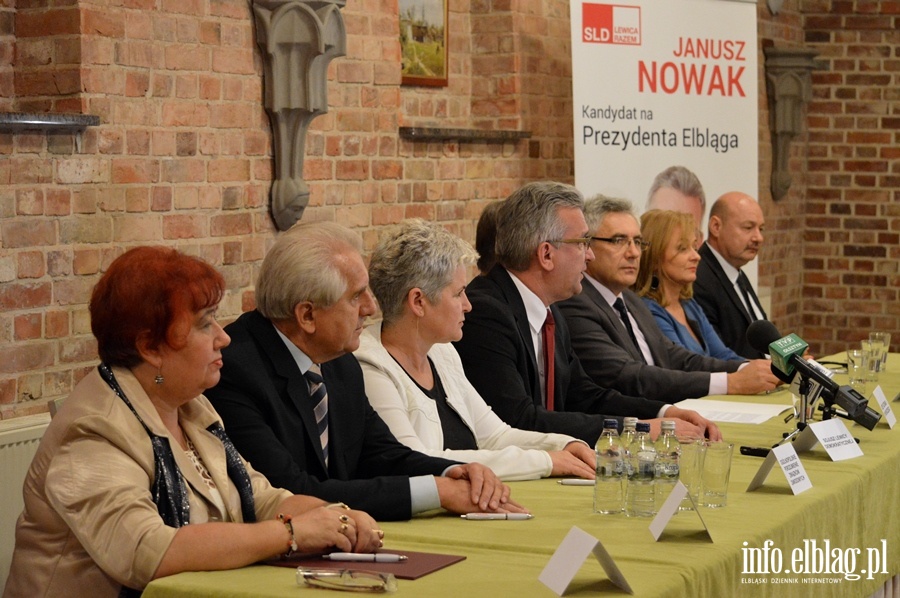 Janusz Nowak kandydatem SLD na prezydenta Elblga, fot. 4
