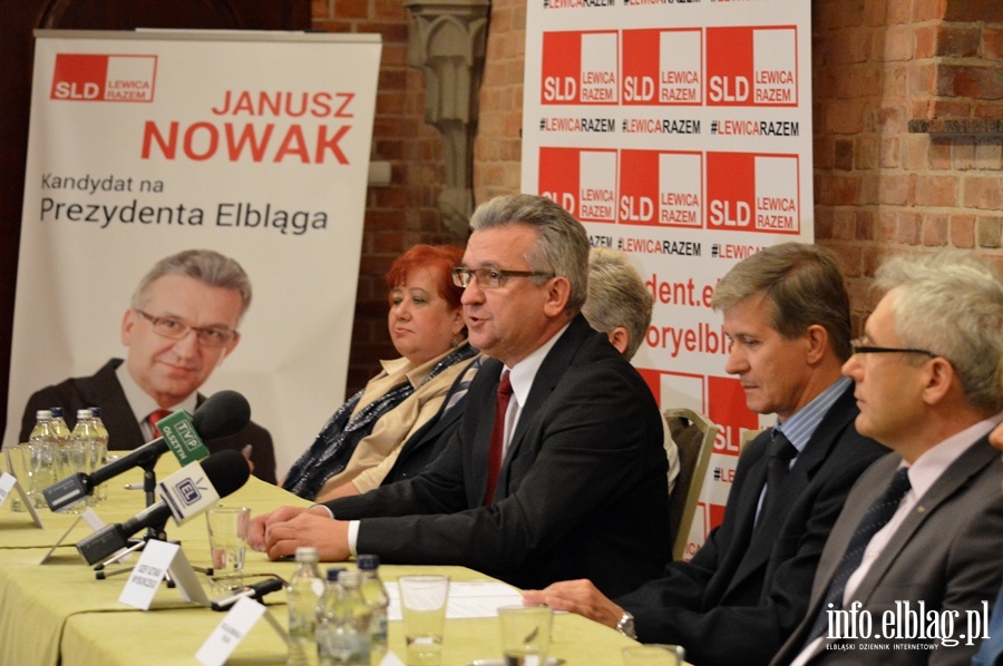 Janusz Nowak kandydatem SLD na prezydenta Elblga, fot. 11