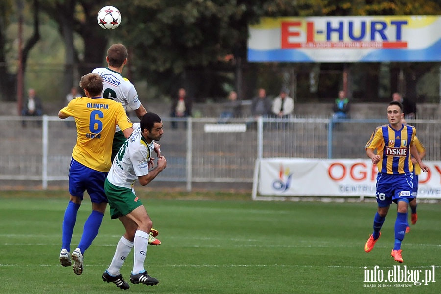 Olimpia Elblg - Pomie Ek  4:1 (0:1), fot. 4