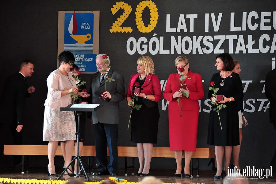 Obchody 20-lecia istnienia IV Liceum Ogólnokształcącego Elblągu, fot. 70