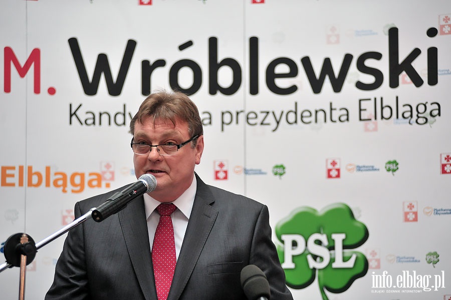 Rozpoczcie kampanii wyborczej kandytata na prezydenta W.Wrblewskiego, fot. 13