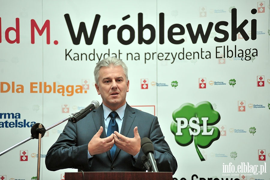 Rozpoczcie kampanii wyborczej kandytata na prezydenta W.Wrblewskiego, fot. 29