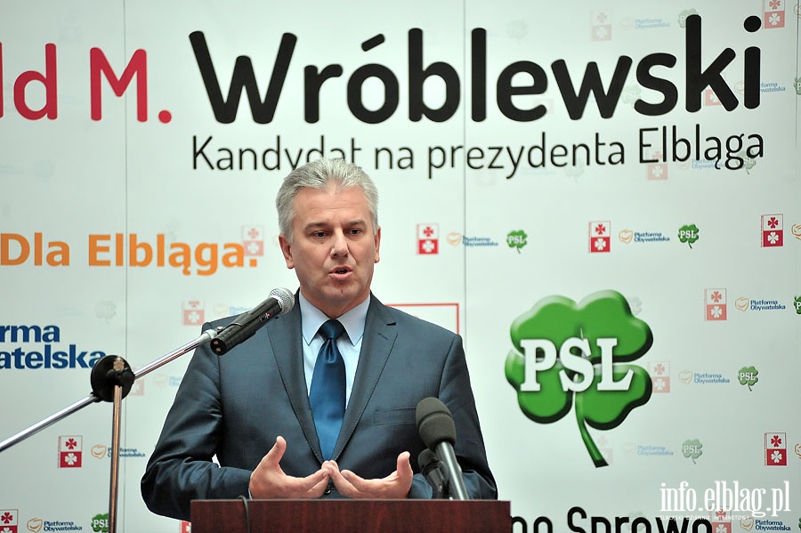 Rozpoczcie kampanii wyborczej kandytata na prezydenta W.Wrblewskiego, fot. 30