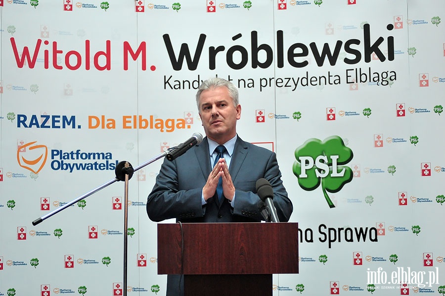 Rozpoczcie kampanii wyborczej kandytata na prezydenta W.Wrblewskiego, fot. 31