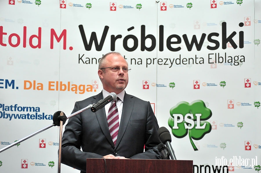 Rozpoczcie kampanii wyborczej kandytata na prezydenta W.Wrblewskiego, fot. 39