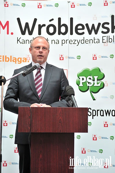 Rozpoczcie kampanii wyborczej kandytata na prezydenta W.Wrblewskiego, fot. 40