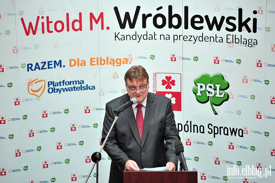 Rozpoczcie kampanii wyborczej kandytata na prezydenta W.Wrblewskiego, fot. 73