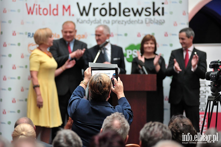 Rozpoczcie kampanii wyborczej kandytata na prezydenta W.Wrblewskiego, fot. 88