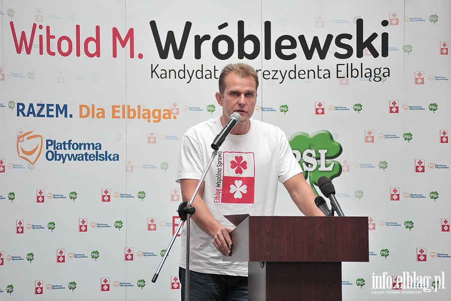 Rozpoczcie kampanii wyborczej kandytata na prezydenta W.Wrblewskiego, fot. 90