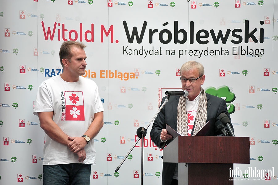 Rozpoczcie kampanii wyborczej kandytata na prezydenta W.Wrblewskiego, fot. 91
