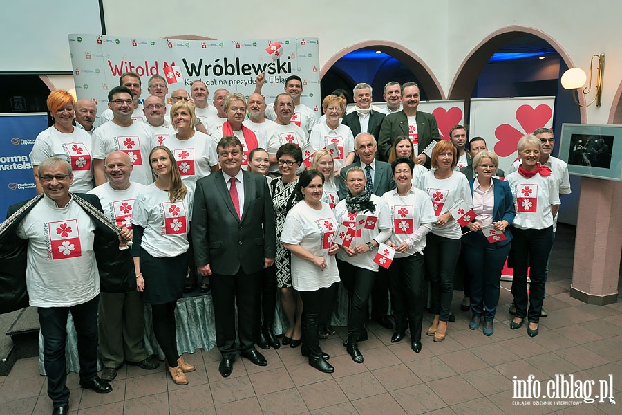 Rozpoczcie kampanii wyborczej kandytata na prezydenta W.Wrblewskiego, fot. 97