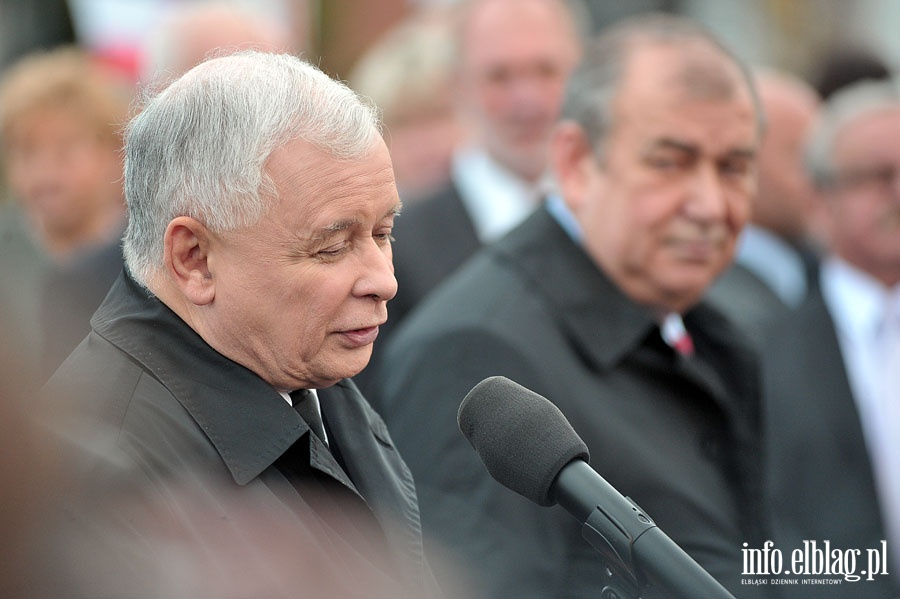 Jarosaw Kaczyski w Elblgu, fot. 43