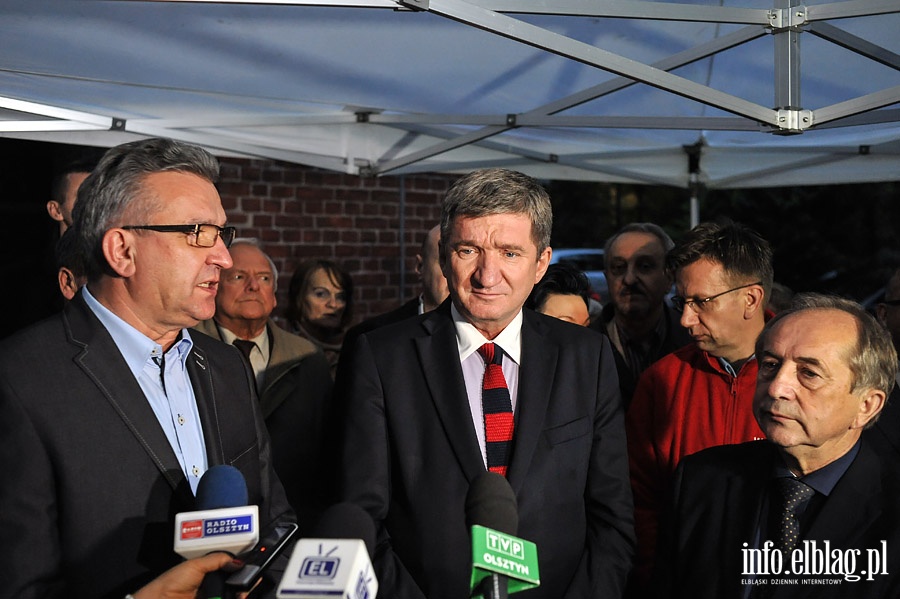 Jerzy Wenderlich , Janusz Nowak i Wadysaw Makut na spotkaniu SLD w Elblgu, fot. 9