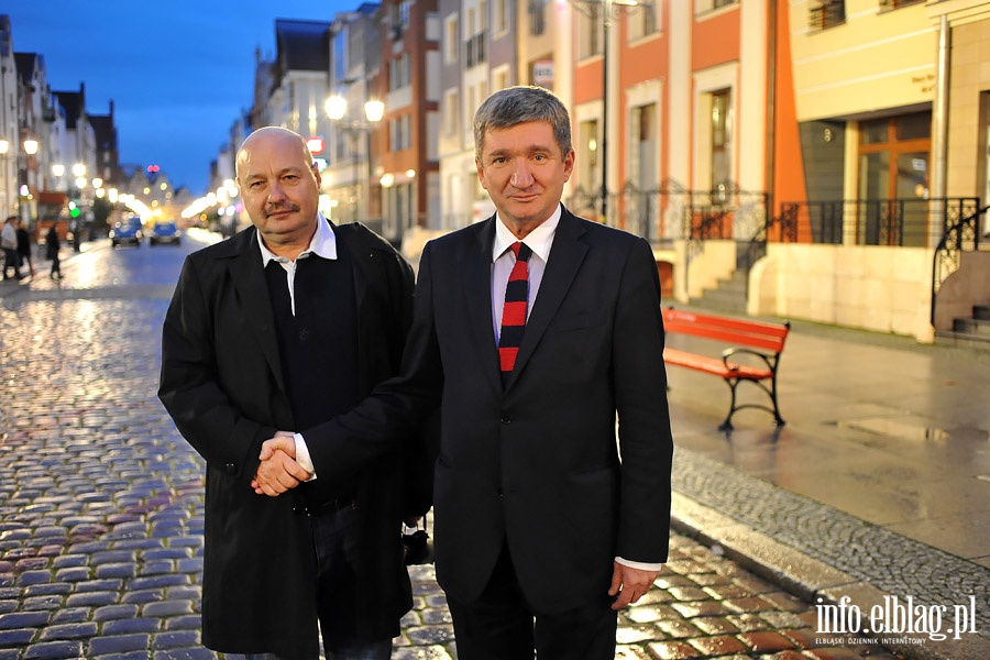 Jerzy Wenderlich , Janusz Nowak i Wadysaw Makut na spotkaniu SLD w Elblgu, fot. 25