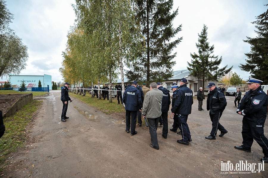 Atak terrorystw na stacj pomp Fiszewka - F przy ul.Warszawskiej w Elblgu, fot. 4