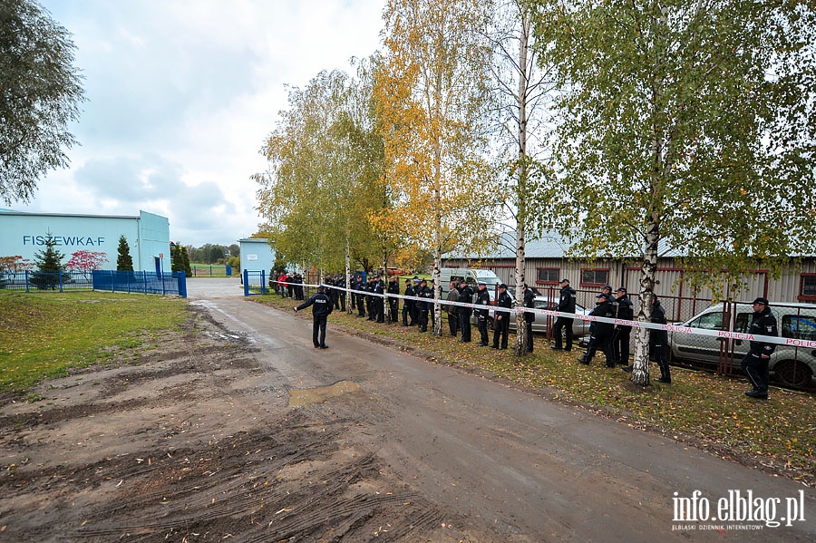 Atak terrorystw na stacj pomp Fiszewka - F przy ul.Warszawskiej w Elblgu, fot. 5