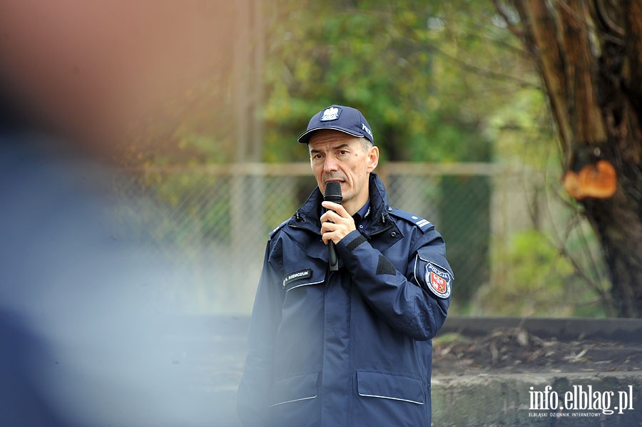 Atak terrorystw na stacj pomp Fiszewka - F przy ul.Warszawskiej w Elblgu, fot. 16