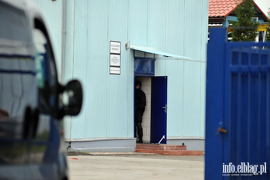 Atak terrorystów na stację pomp Fiszewka - F przy ul.Warszawskiej w Elblągu, fot. 41