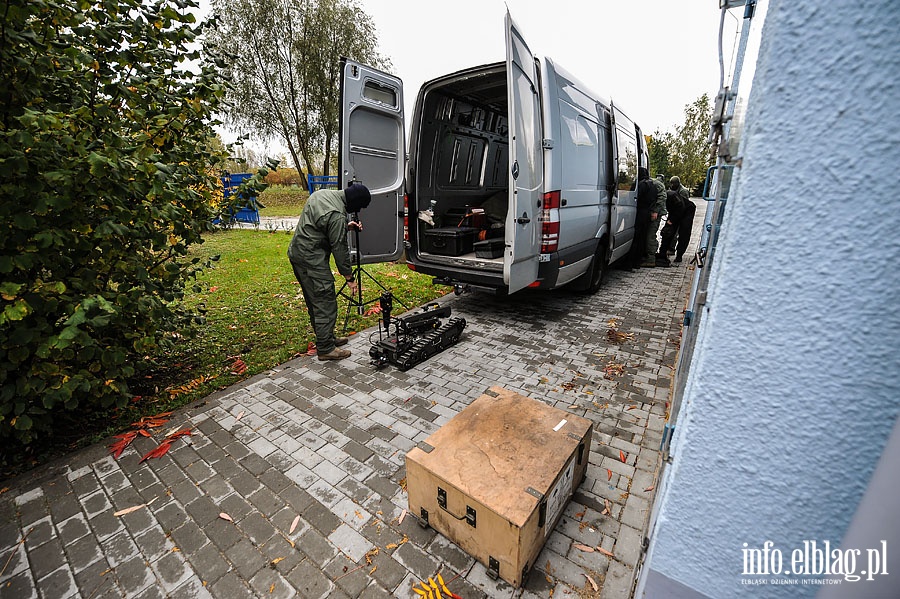 Atak terrorystw na stacj pomp Fiszewka - F przy ul.Warszawskiej w Elblgu, fot. 52