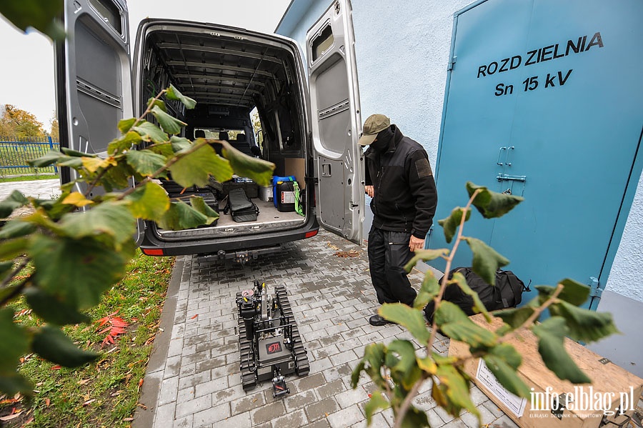 Atak terrorystw na stacj pomp Fiszewka - F przy ul.Warszawskiej w Elblgu, fot. 54