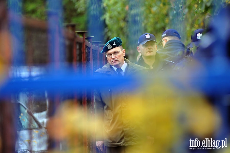Atak terrorystów na stację pomp Fiszewka - F przy ul.Warszawskiej w Elblągu, fot. 61