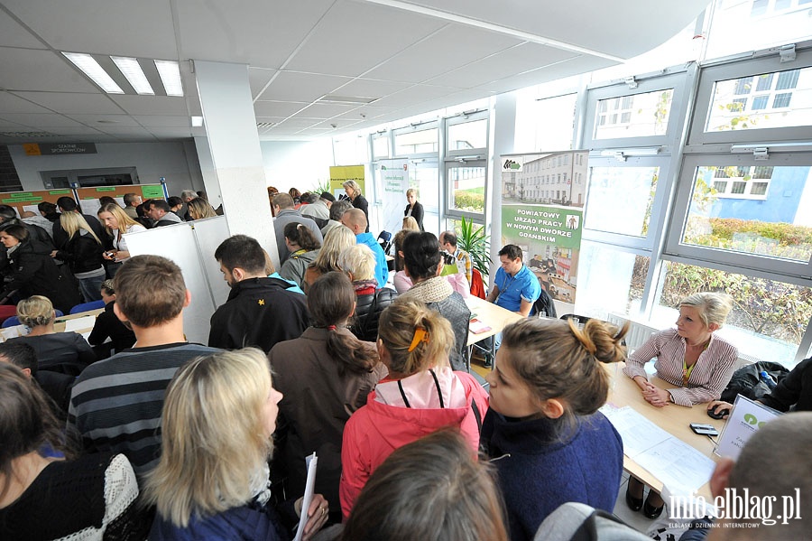 Elblskie Targi Pracy w hali CSB, fot. 29