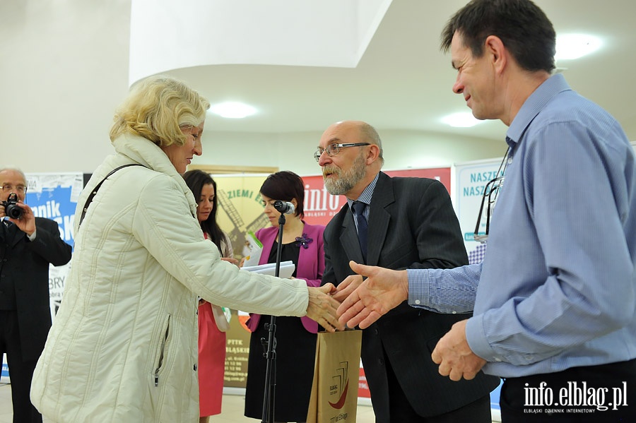 Nagrody, gratulacje - podsumowanie pitnastu wycieczek PTTK Elblg., fot. 48
