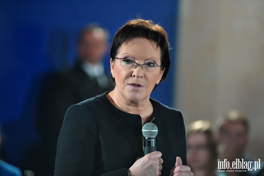 Ewa Kopacz w Pasłęku, fot. 40