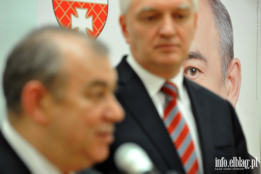 Jerzy Wilk i Jarosław Gowin na spotkaniu podsumowującym wybory, fot. 15