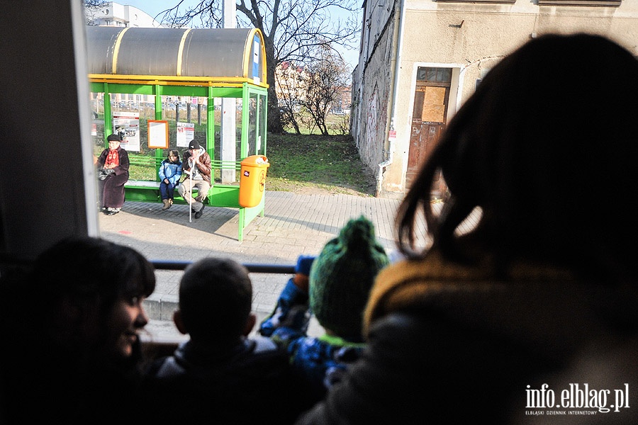 W zabytkowej "ence" poznawali bogat histori elblskich tramwajw, fot. 17