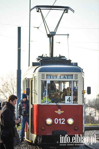 W zabytkowej "ence" poznawali bogat histori elblskich tramwajw, fot. 32