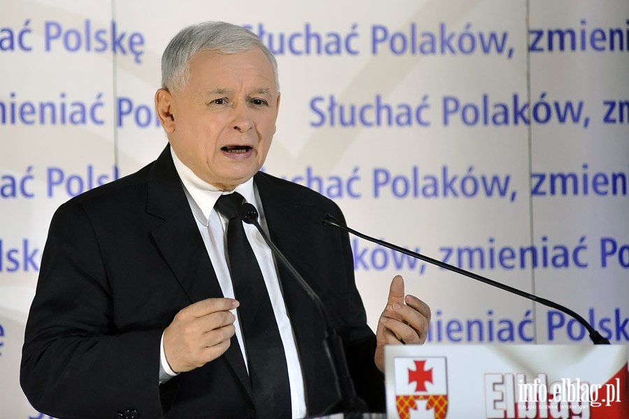 Wizyta Jarosława Kaczyńskiego w Elblągu, fot. 20