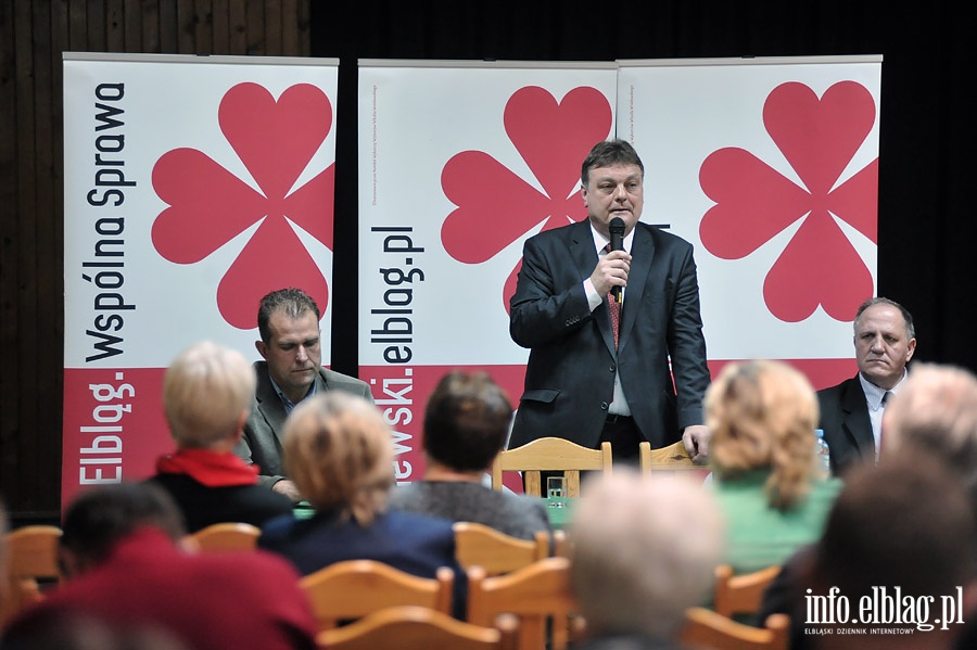 Zakrzewo, spotkanie Witolda Wrblewskiego z mieszkacami , fot. 14