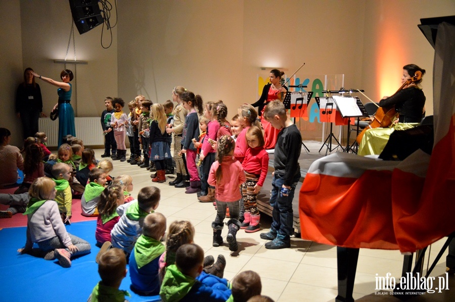 Edukacja muzyczna z kwartetem AGITATO Elbląskiej Orkiestry Kameralnej, fot. 28