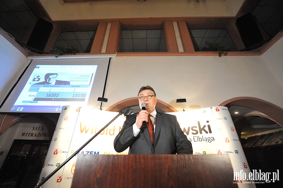 Zwycistwo Witolda Wrblewskiego w wyborach na prezydenta miasta Elblg , fot. 76