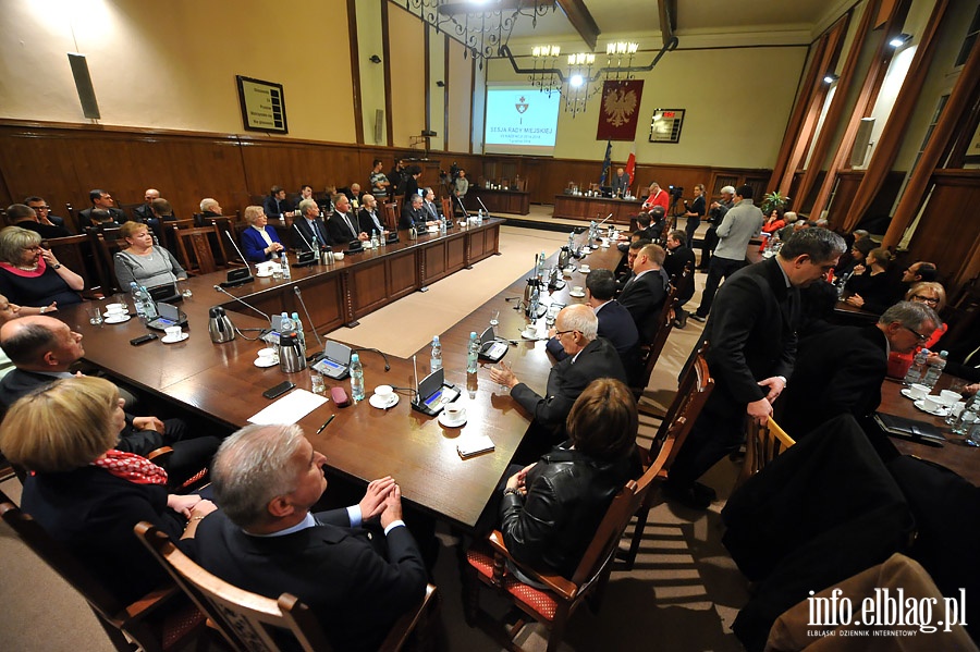 I Sesja Rady Miejskiej VII kadencji 2014-2018r., fot. 6